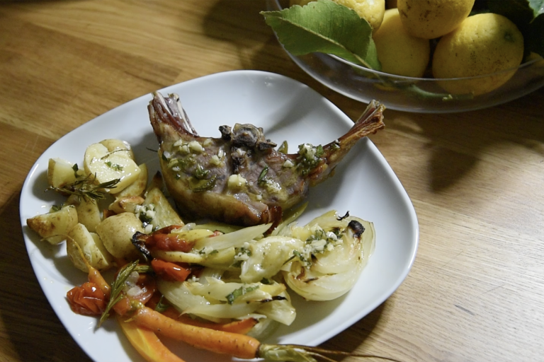 SPRING LAMB AND WILD HERBS TWO WAYS