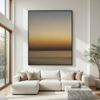 Eternal Flame by Tanja Gacic, framed limited edition print shown in an interior (visualisation, not to scale)