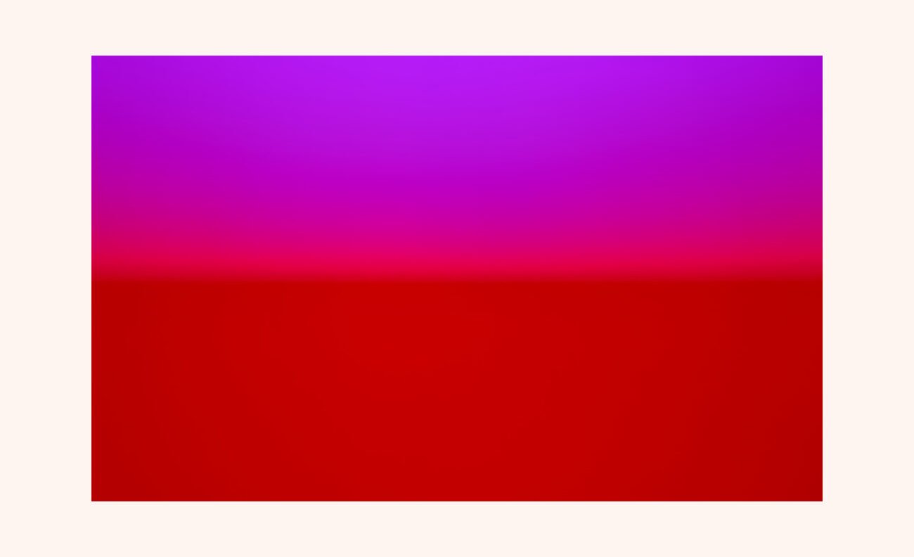 Event Horizon by Tanja Gacic, canvas edge view (visualisation, not to scale)